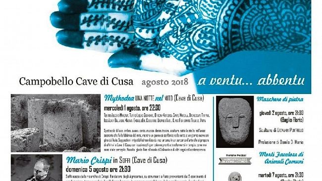 Le “Maschere di Pietra” dello scultore Giovanni Puntrello in mostra al Baglio Florio delle Cave di Cusa