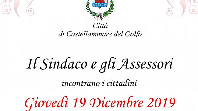Comune Castellammare: promemoria Incontro con la cittadinanza