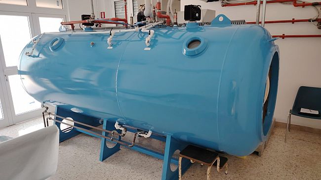 Una turista svizzera è stata salvata grazie alla camera iperbarica di Favignana