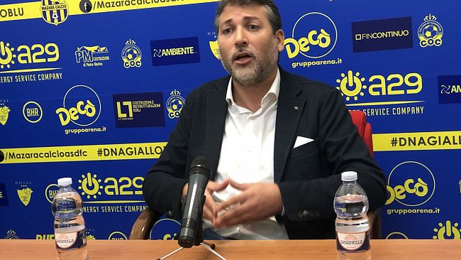 Mazara Calcio, il Dg Provenzano spiega la situazione dopo l'esonero di Marino