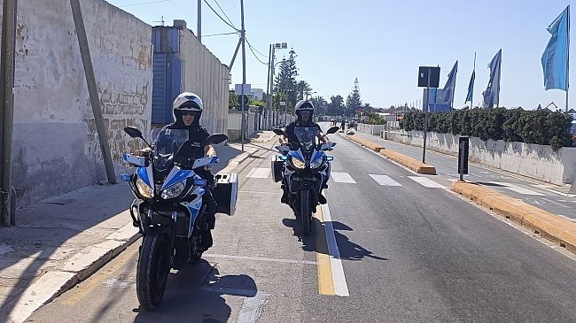 Mazara, servizi di controllo con moto pattuglie della Polizia Municipale nella zona di Tonnarella 