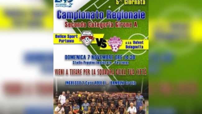 Partanna. La Belice sport recupera la 5 giornata del campionato di 2^ Categoria