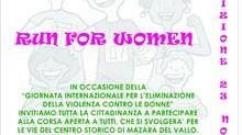 A Mazara il 23 novembre, “Run for Women”: corsa contro la violenza sulle donne