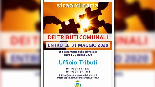 Mazara, da martedì ricezione pubblico Servizio Tributi tornerà a ricevere