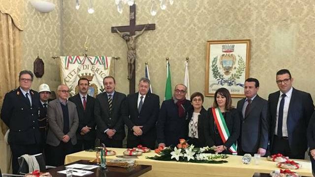Erice, il sindaco Toscano riceve una delegazione Tunisina