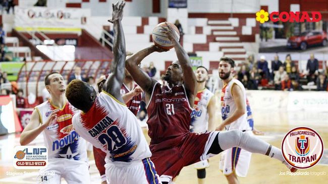 Tegola per la Pallacanestro Trapani, Corbett salta la partita con Tortona