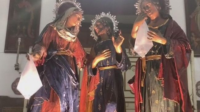Conclusa la prima “scinnuta” presso la chiesa Anime Sante del Purgatorio