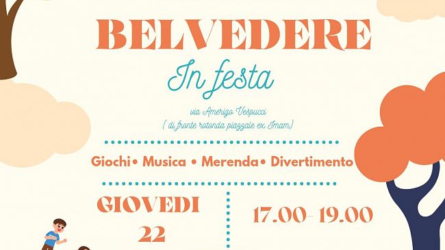 Oggi pomeriggio Noi ODV inaugura il nuovo progetto nel quartiere Belvedere