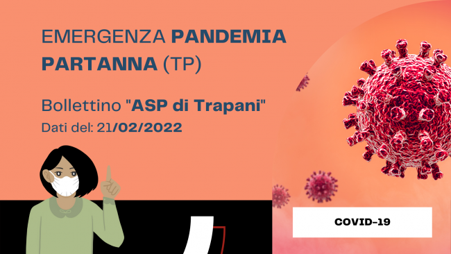 Covid-19, bollettino ASP TP del 21 febbraio 2022
