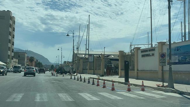 Trapani, nuovi stalli di sosta in via Ilio