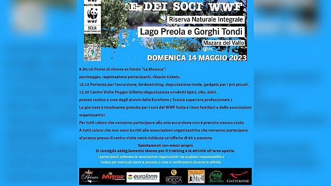 Mazara, domenica 14 la festa delle Oasi e dei soci del WWF 