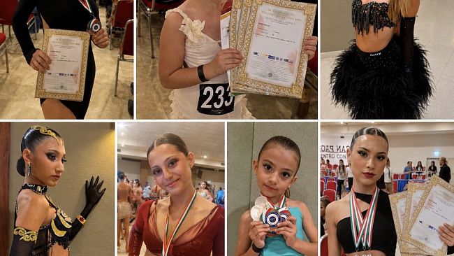 Scuola Antonel Dance ai campionati nazionali due ori, un argento e tre bronzi
