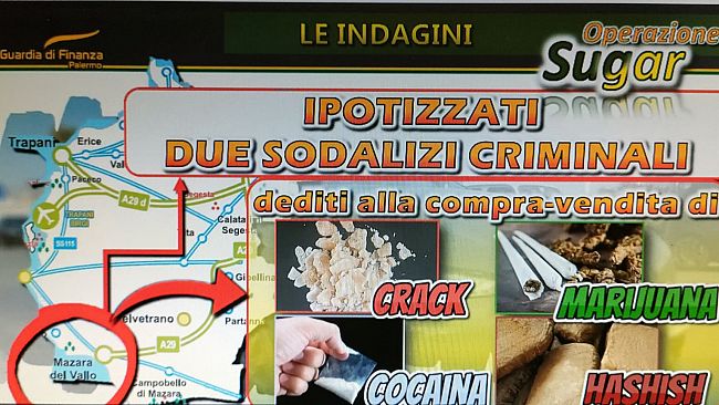 Operazione “Sugar”, diversi i mazaresi coinvolti 