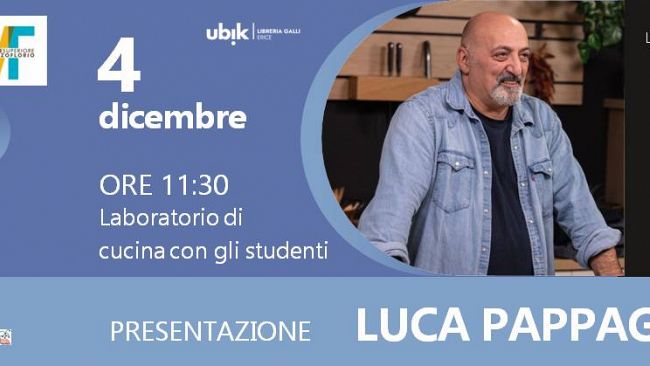Luca Pappagallo protagonista del nuovo incontro con l’autore della Rassegna “LibriAmoCi