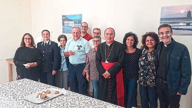 Per il Vescovo Giurdanella prima santa messa al carcere di Castelvetrano