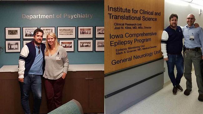 Lo psichiatra trapanese Nicolò Renda in trasferta  all’Iowa University, la più antica università dello Stato dell’Iowa