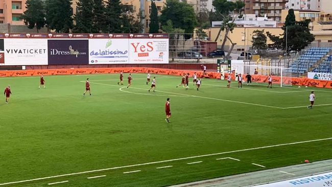 Trapani calcio, termina 6-0 l’amichevole contro la primavera