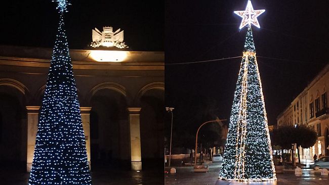 Trapani, avviata l’affissione delle luminarie natalizie in città