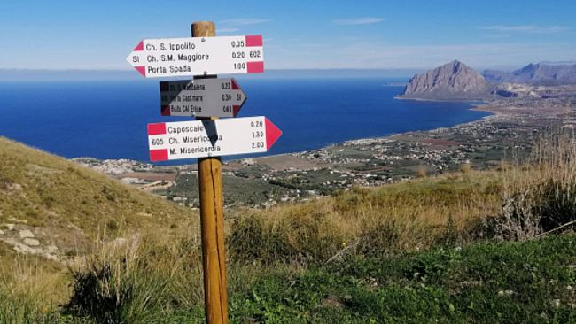 Erice presente nel volume 2 del Sentiero Italia CAI – Sicilia