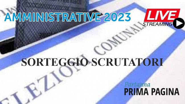 Amministrative 2023, sorteggio scrutatori