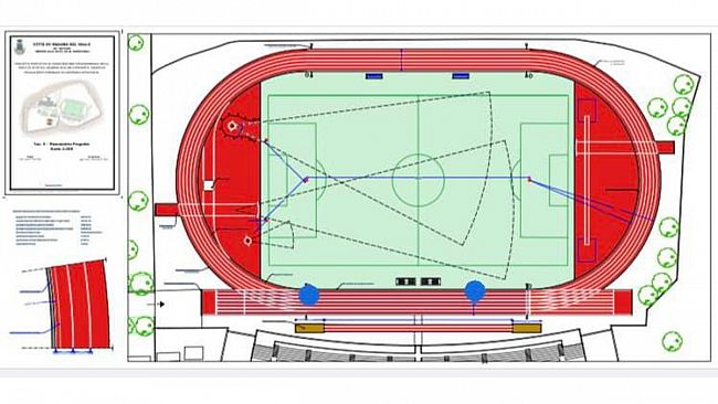 Mazara, Progetto per la realizzazione di una nuova pista d’atletica negli impianti della Cittadella dello Sport dell’Affacciata