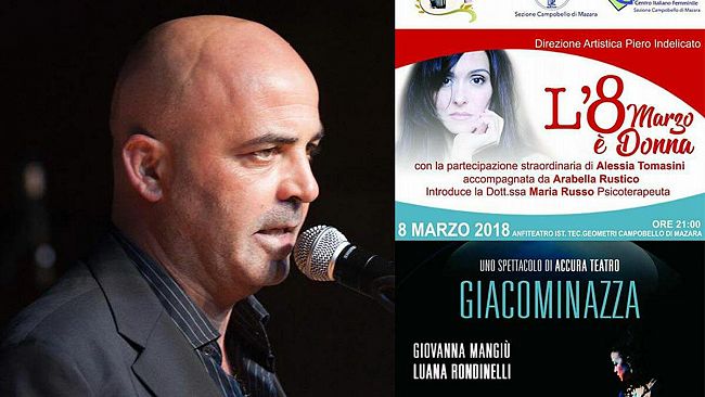 Al via l’8 marzo, con “Giacominazza”, la rassegna teatrale di Piero Indelicato