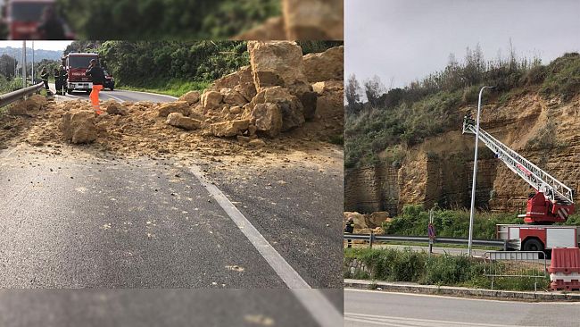 Chiusa la strada che porta alla stazione ferroviaria di Castellammare e ad Alcamo Marina