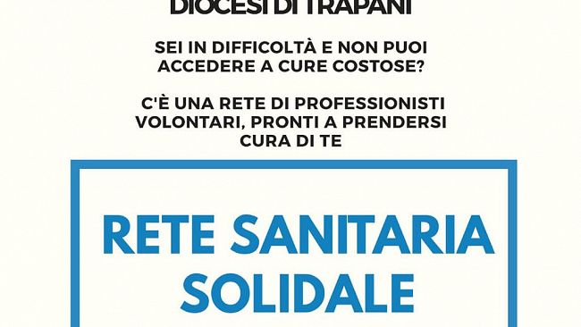 A Trapani da domani è attiva una “rete sanitaria solidale”