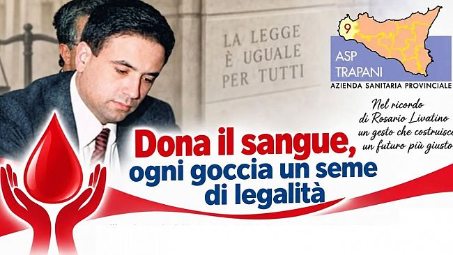 ​Asp Trapani: donazione sangue nell’anniversario dell’omicidio del giudice Livatino