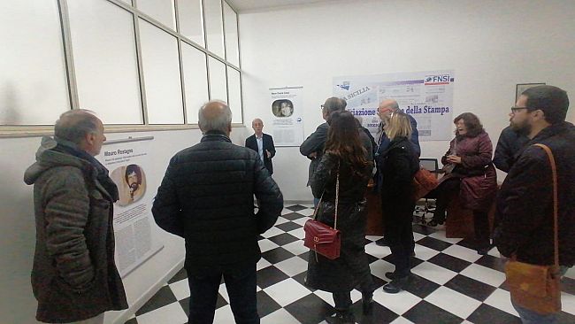 Erice, inaugurata da Assostampa Trapani la mostra sui giornalisti siciliani assassinati