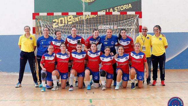 Pallamano, terza vittoria per la Vitanuova Paceco