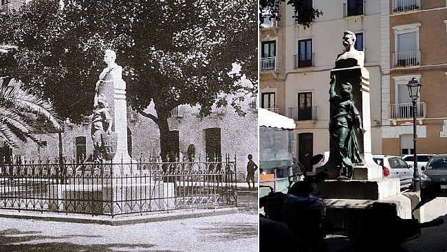 Trapani, il busto di Gaspare D’Urso degradato e vandalizzato