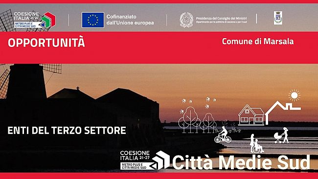 Marsala protagonista del cambiamento sociale. Quasi 9 milioni di euro per innovazione e inclusione 