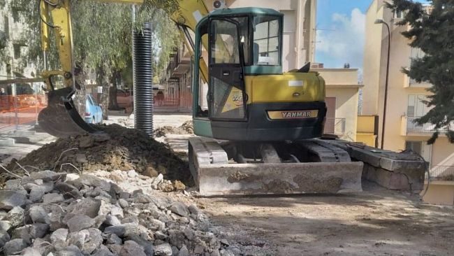 Salemi, lavori per la messa in sicurezza di via Matteotti