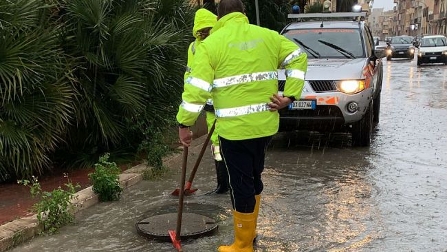 Maltempo: disagi in mattinata nel territorio di Erice