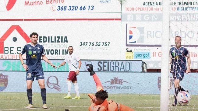 Trapani battuto in casa, la Cavese interrompe l'imbattibilità