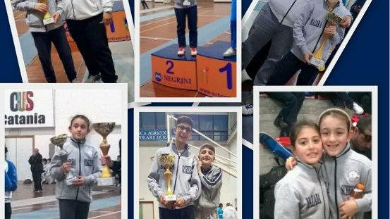 Scherma U14: a Catania la Mazara Scherma ASD non delude e porta a casa 2 Titoli di “Campioni Regionali” con una gara d’anticipo.