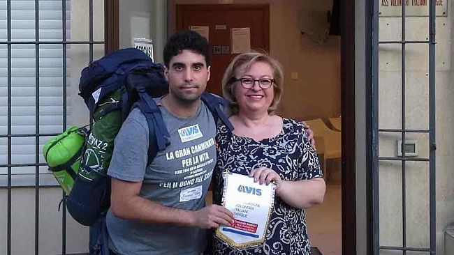 Da Marsala a Trieste a piedi per promuovere la donazione di sangue: “La gran camminata per la vita”