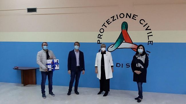 Salemi, la Fidapa dona una macchina del caffè al Gruppo di Protezione civile “Città di Salemi”
