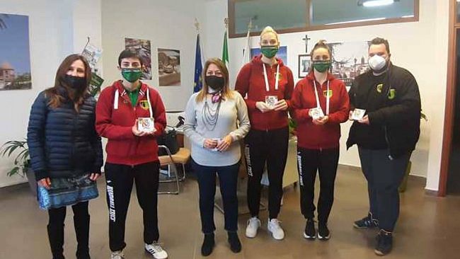 Terzo posto in Coppa Italia, riconoscimento del Comune di Erice alla Handball