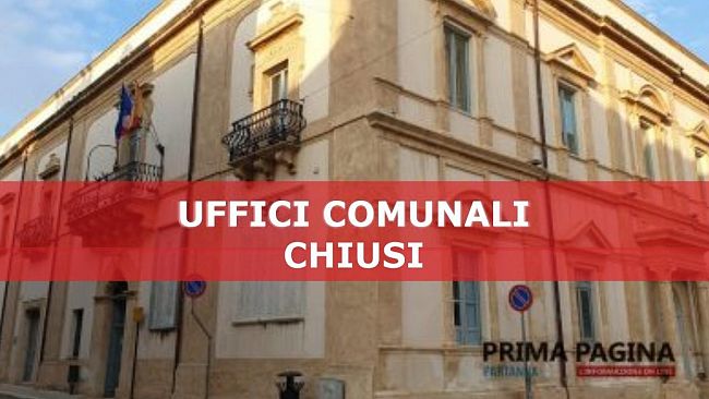Partanna, dipendente comunale positivo al covid, comune chiuso per sanificazione