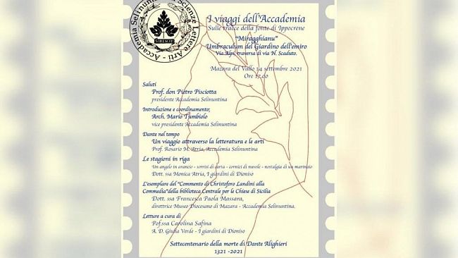 L’Accademia Selinuntina celebra Dante nel Settecentenario della morte