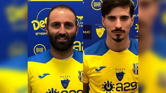 Mazara Calcio. Ingaggiati Damiano Lo Giudice e Giampiero Pisciotta