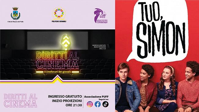 Mazara, “Diritti al cinema” con il film “Tuo Simon” 