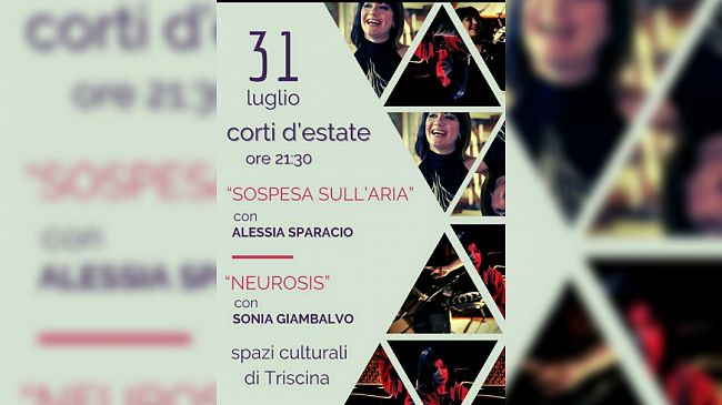 Triscina, sabato proiezione “Neurosis” e “Sospesa sull’aria” di Fabio Pannetto