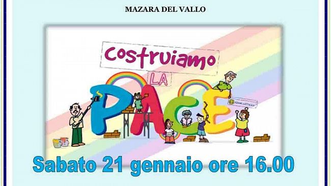 Mazara, Festa della Pace 2017: sabato 21 gennaio 2017 organizzata dall’ A.C.