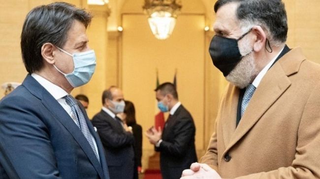 Italia-Libia, Conte e Di Maio ricevono Al Serraj; meno male che i pescherecci mazaresi si trovano ancora in porto…