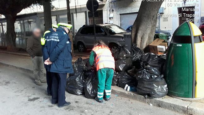 Marsala: ristoratore multato più volte per irregolarità nello smaltimento differenziato dei rifiuti rischia la chiusura temporanea
