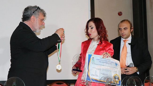  Bia Cusumano in qualità di Presidente del Palmosa Kore è stata nominata 