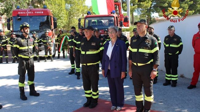 ​Trapani. Il direttore regionale Carrolo in visita al Comando provinciale dei Vigili del Fuoco